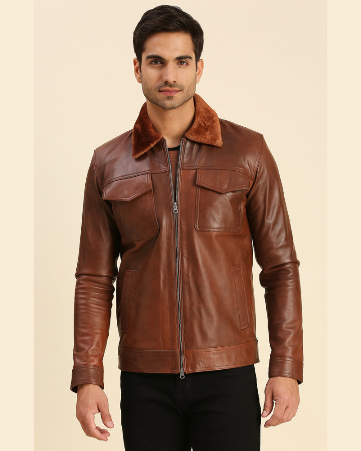 Mens Slim Fit Leather Jackets - Buy Slim fit Leather Jackets For Men ...