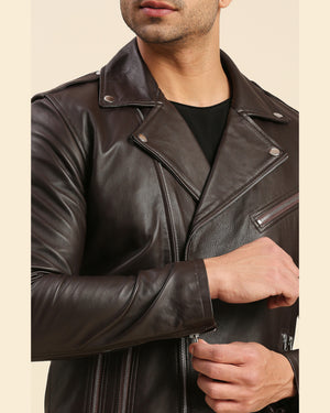 Men's Mateo Quilted Leather Jacket